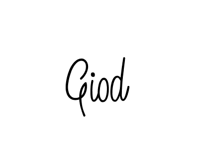Make a beautiful signature design for name Giod. With this signature (Angelique-Rose-font-FFP) style, you can create a handwritten signature for free. Giod signature style 5 images and pictures png