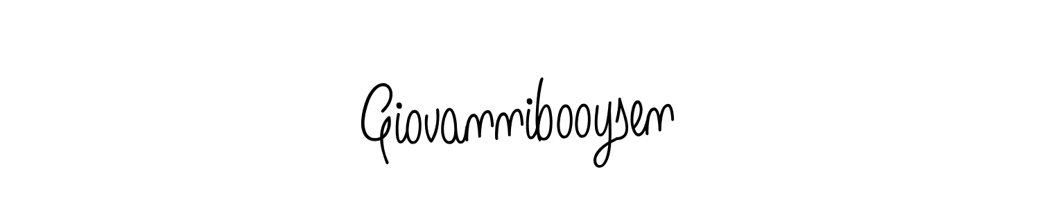 Giovannibooysen stylish signature style. Best Handwritten Sign (Angelique-Rose-font-FFP) for my name. Handwritten Signature Collection Ideas for my name Giovannibooysen. Giovannibooysen signature style 5 images and pictures png