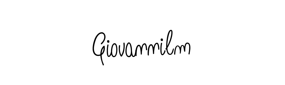 Create a beautiful signature design for name Giovannilm. With this signature (Angelique-Rose-font-FFP) fonts, you can make a handwritten signature for free. Giovannilm signature style 5 images and pictures png