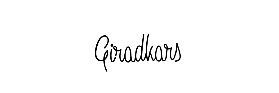 Giradkars stylish signature style. Best Handwritten Sign (Angelique-Rose-font-FFP) for my name. Handwritten Signature Collection Ideas for my name Giradkars. Giradkars signature style 5 images and pictures png