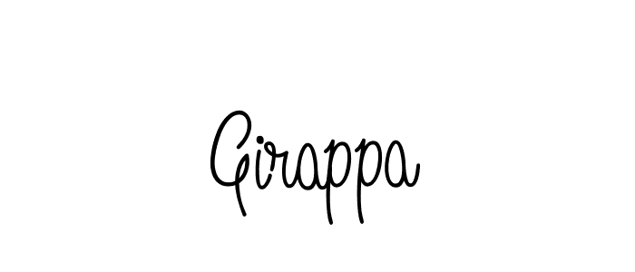 Use a signature maker to create a handwritten signature online. With this signature software, you can design (Angelique-Rose-font-FFP) your own signature for name Girappa. Girappa signature style 5 images and pictures png