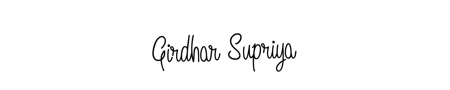 It looks lik you need a new signature style for name Girdhar Supriya. Design unique handwritten (Angelique-Rose-font-FFP) signature with our free signature maker in just a few clicks. Girdhar Supriya signature style 5 images and pictures png