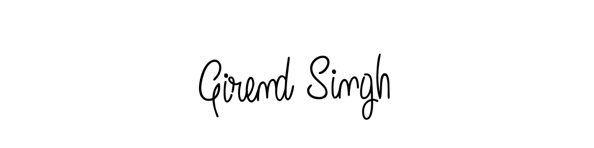 Create a beautiful signature design for name Girend Singh. With this signature (Angelique-Rose-font-FFP) fonts, you can make a handwritten signature for free. Girend Singh signature style 5 images and pictures png