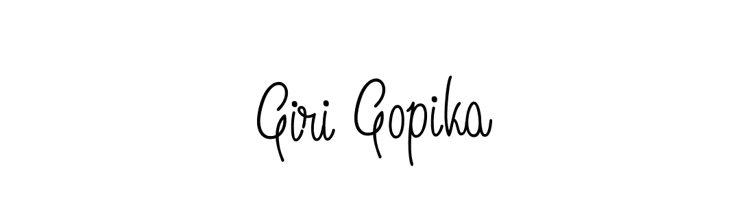 Create a beautiful signature design for name Giri Gopika. With this signature (Angelique-Rose-font-FFP) fonts, you can make a handwritten signature for free. Giri Gopika signature style 5 images and pictures png