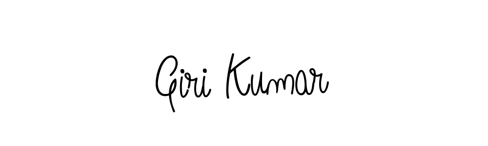 Use a signature maker to create a handwritten signature online. With this signature software, you can design (Angelique-Rose-font-FFP) your own signature for name Giri Kumar. Giri Kumar signature style 5 images and pictures png