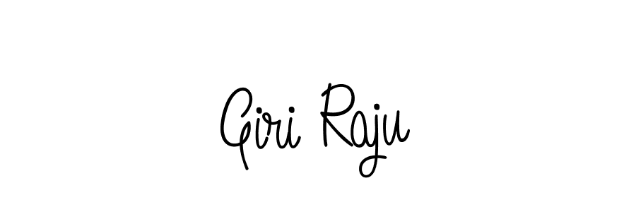 The best way (Angelique-Rose-font-FFP) to make a short signature is to pick only two or three words in your name. The name Giri Raju include a total of six letters. For converting this name. Giri Raju signature style 5 images and pictures png