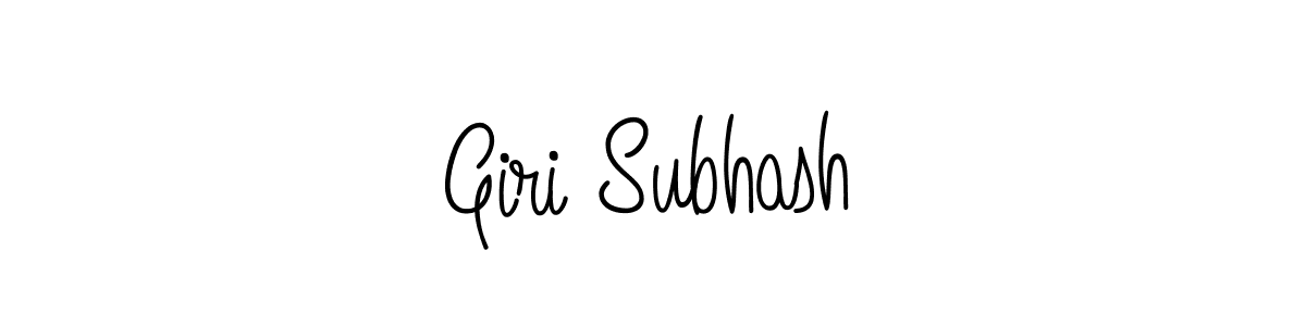 Similarly Angelique-Rose-font-FFP is the best handwritten signature design. Signature creator online .You can use it as an online autograph creator for name Giri Subhash. Giri Subhash signature style 5 images and pictures png