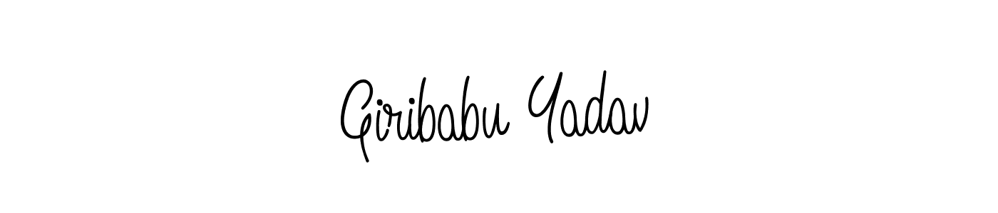 Here are the top 10 professional signature styles for the name Giribabu Yadav. These are the best autograph styles you can use for your name. Giribabu Yadav signature style 5 images and pictures png