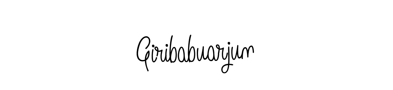 Angelique-Rose-font-FFP is a professional signature style that is perfect for those who want to add a touch of class to their signature. It is also a great choice for those who want to make their signature more unique. Get Giribabuarjun name to fancy signature for free. Giribabuarjun signature style 5 images and pictures png