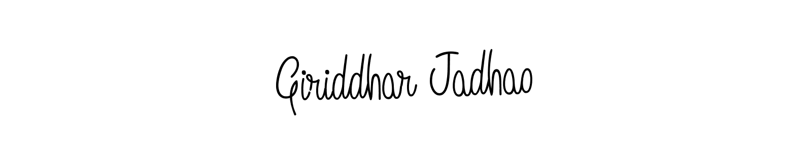 Make a short Giriddhar Jadhao signature style. Manage your documents anywhere anytime using Angelique-Rose-font-FFP. Create and add eSignatures, submit forms, share and send files easily. Giriddhar Jadhao signature style 5 images and pictures png