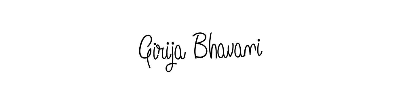 Best and Professional Signature Style for Girija Bhavani. Angelique-Rose-font-FFP Best Signature Style Collection. Girija Bhavani signature style 5 images and pictures png