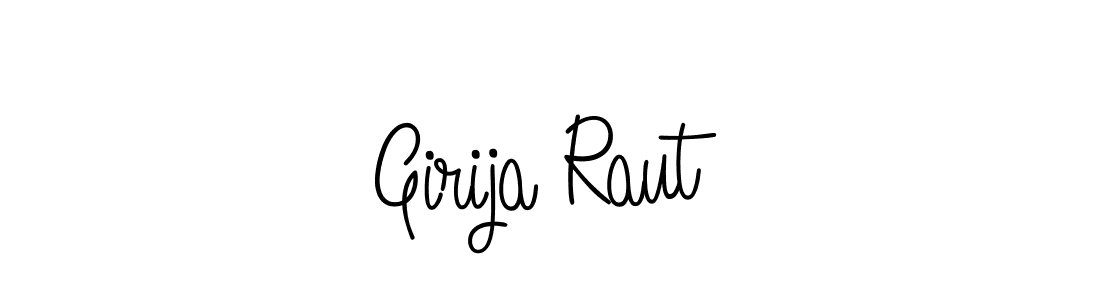 Angelique-Rose-font-FFP is a professional signature style that is perfect for those who want to add a touch of class to their signature. It is also a great choice for those who want to make their signature more unique. Get Girija Raut name to fancy signature for free. Girija Raut signature style 5 images and pictures png