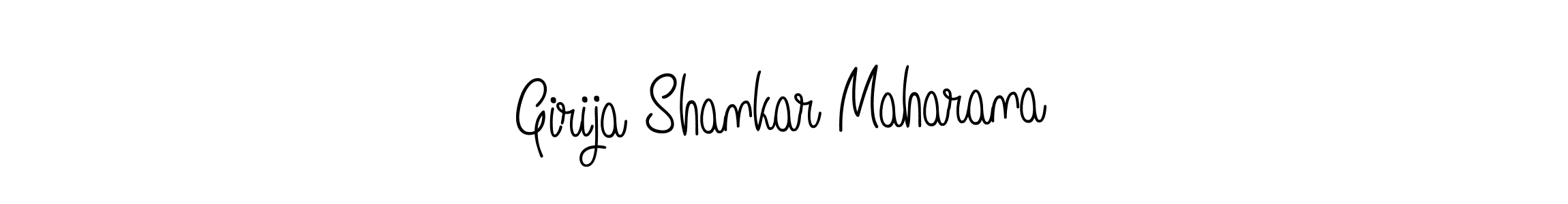 Create a beautiful signature design for name Girija Shankar Maharana. With this signature (Angelique-Rose-font-FFP) fonts, you can make a handwritten signature for free. Girija Shankar Maharana signature style 5 images and pictures png