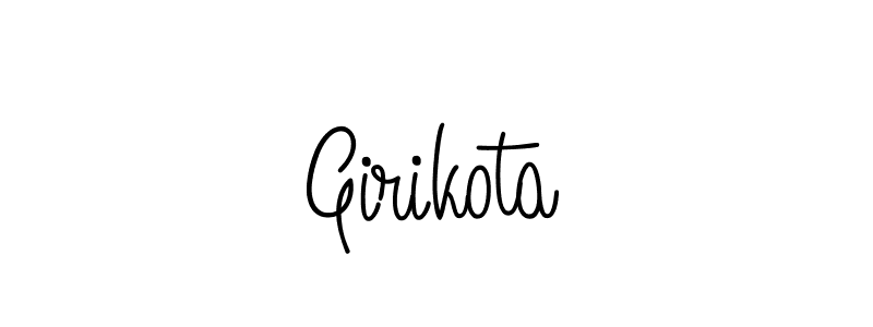 Create a beautiful signature design for name Girikota. With this signature (Angelique-Rose-font-FFP) fonts, you can make a handwritten signature for free. Girikota signature style 5 images and pictures png