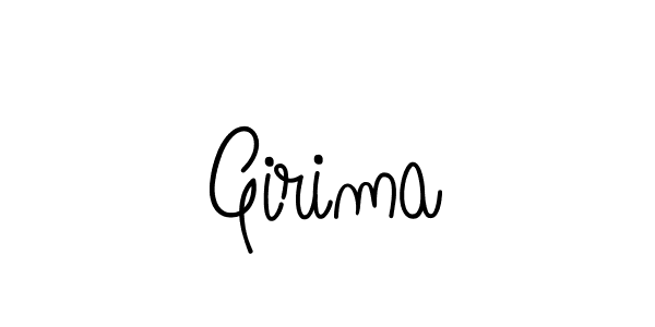 Design your own signature with our free online signature maker. With this signature software, you can create a handwritten (Angelique-Rose-font-FFP) signature for name Girima. Girima signature style 5 images and pictures png