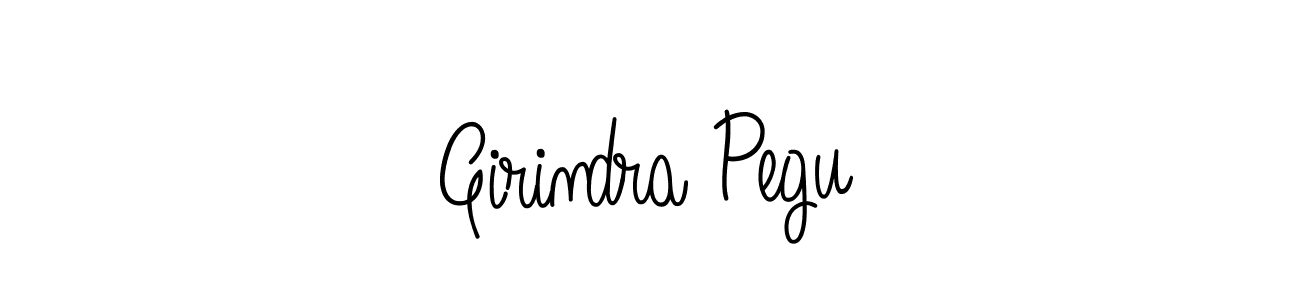 Create a beautiful signature design for name Girindra Pegu. With this signature (Angelique-Rose-font-FFP) fonts, you can make a handwritten signature for free. Girindra Pegu signature style 5 images and pictures png