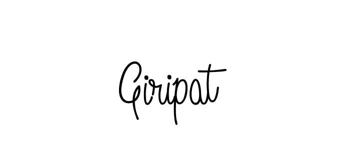 The best way (Angelique-Rose-font-FFP) to make a short signature is to pick only two or three words in your name. The name Giripat include a total of six letters. For converting this name. Giripat signature style 5 images and pictures png