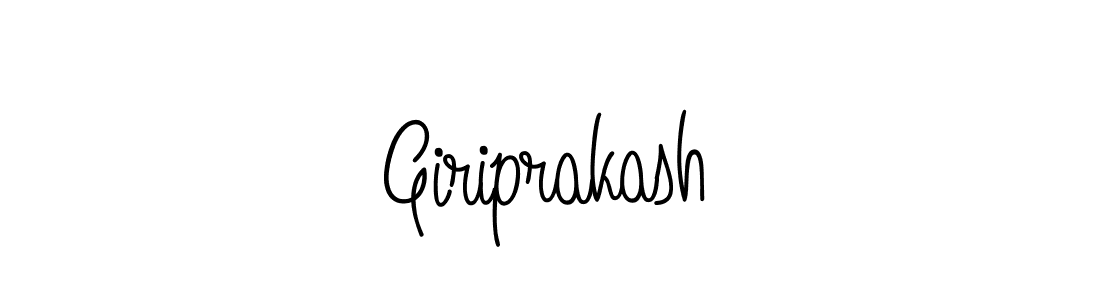 Design your own signature with our free online signature maker. With this signature software, you can create a handwritten (Angelique-Rose-font-FFP) signature for name Giriprakash. Giriprakash signature style 5 images and pictures png