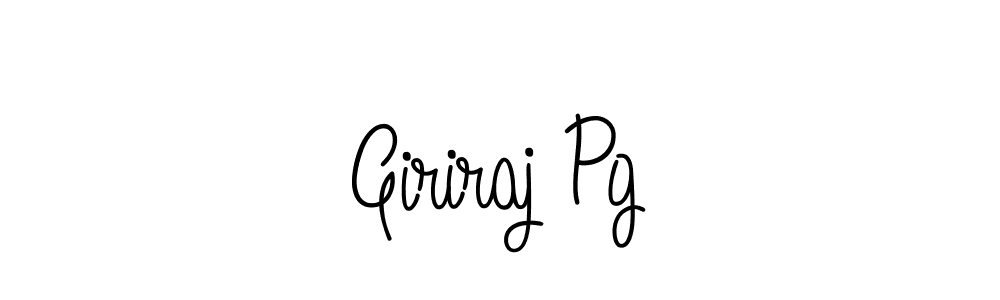 Create a beautiful signature design for name Giriraj Pg. With this signature (Angelique-Rose-font-FFP) fonts, you can make a handwritten signature for free. Giriraj Pg signature style 5 images and pictures png