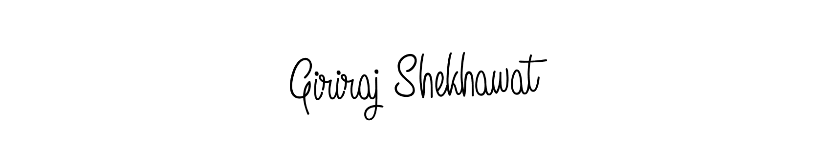 Also we have Giriraj Shekhawat name is the best signature style. Create professional handwritten signature collection using Angelique-Rose-font-FFP autograph style. Giriraj Shekhawat signature style 5 images and pictures png