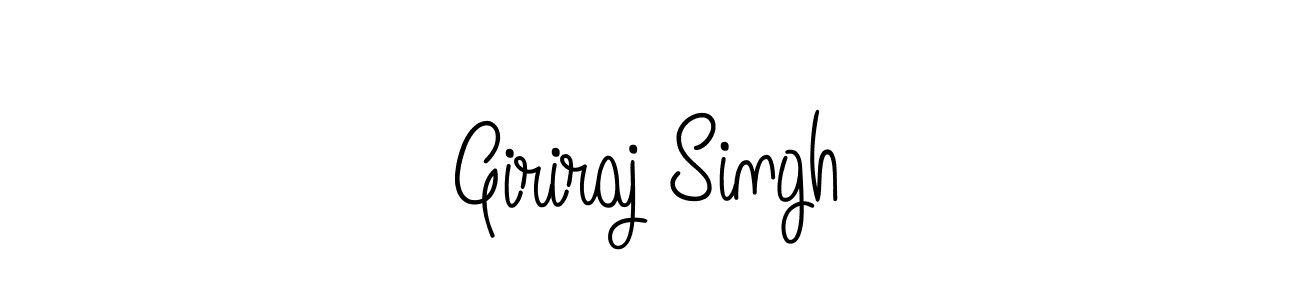 Use a signature maker to create a handwritten signature online. With this signature software, you can design (Angelique-Rose-font-FFP) your own signature for name Giriraj Singh. Giriraj Singh signature style 5 images and pictures png