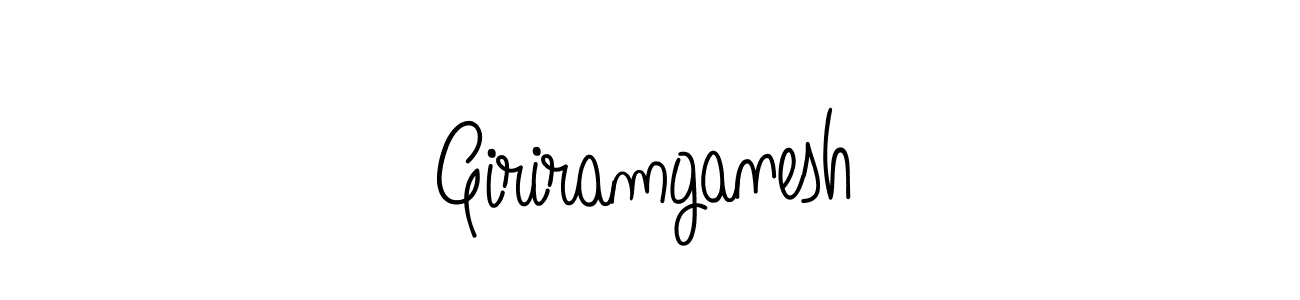 Angelique-Rose-font-FFP is a professional signature style that is perfect for those who want to add a touch of class to their signature. It is also a great choice for those who want to make their signature more unique. Get Giriramganesh name to fancy signature for free. Giriramganesh signature style 5 images and pictures png