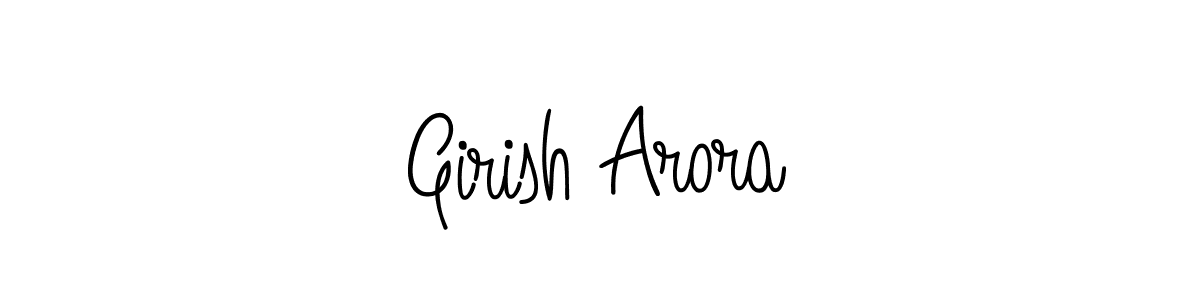 Make a beautiful signature design for name Girish Arora. Use this online signature maker to create a handwritten signature for free. Girish Arora signature style 5 images and pictures png