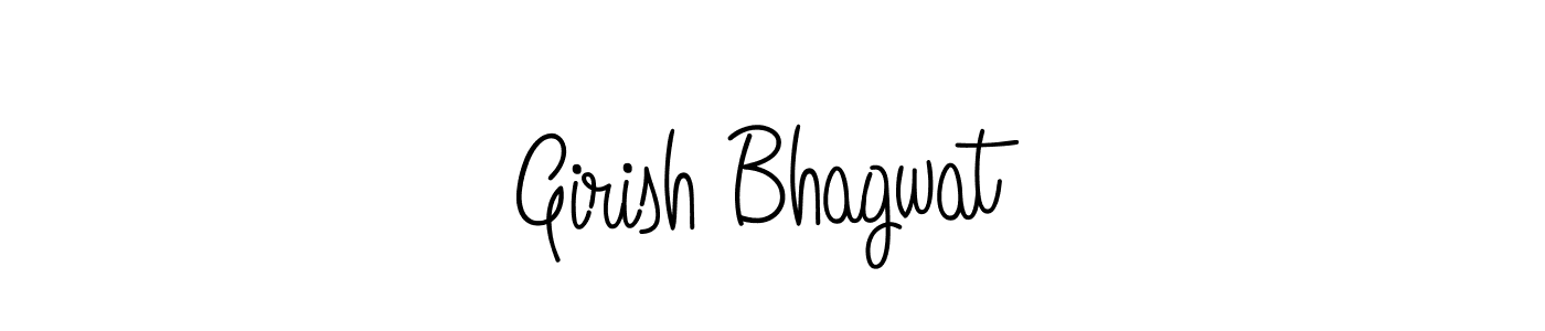 You should practise on your own different ways (Angelique-Rose-font-FFP) to write your name (Girish Bhagwat) in signature. don't let someone else do it for you. Girish Bhagwat signature style 5 images and pictures png