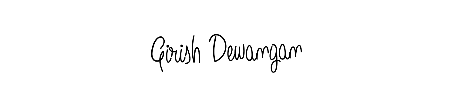 Make a beautiful signature design for name Girish Dewangan. Use this online signature maker to create a handwritten signature for free. Girish Dewangan signature style 5 images and pictures png