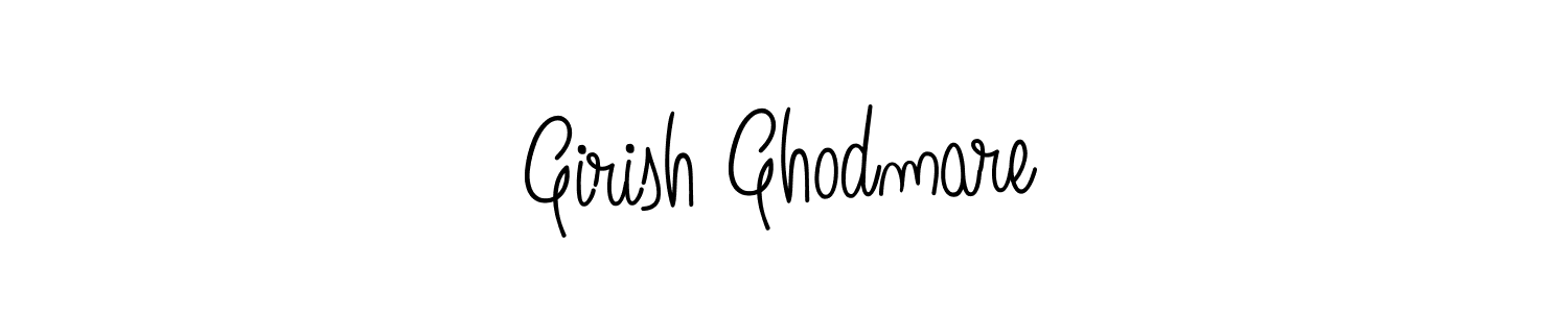 How to make Girish Ghodmare name signature. Use Angelique-Rose-font-FFP style for creating short signs online. This is the latest handwritten sign. Girish Ghodmare signature style 5 images and pictures png