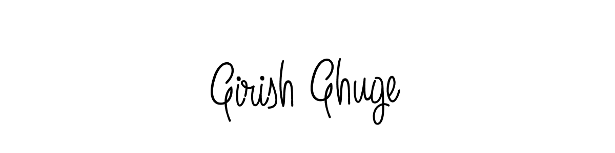 Angelique-Rose-font-FFP is a professional signature style that is perfect for those who want to add a touch of class to their signature. It is also a great choice for those who want to make their signature more unique. Get Girish Ghuge name to fancy signature for free. Girish Ghuge signature style 5 images and pictures png