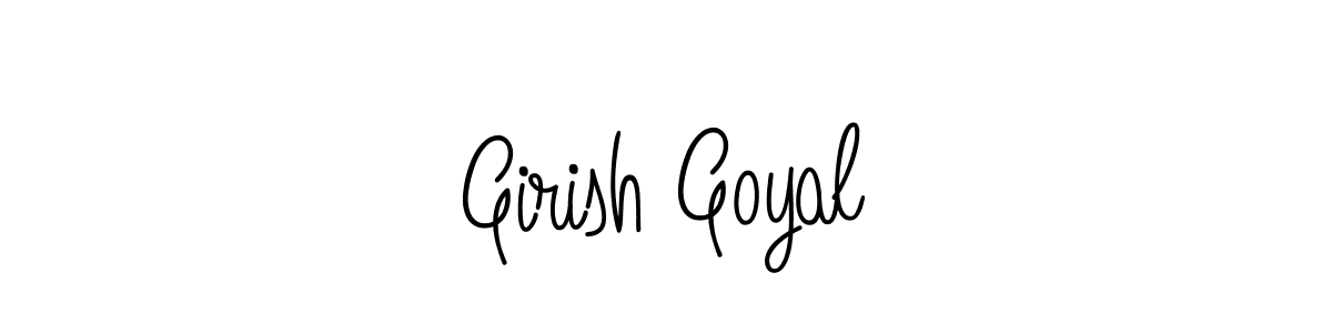 Angelique-Rose-font-FFP is a professional signature style that is perfect for those who want to add a touch of class to their signature. It is also a great choice for those who want to make their signature more unique. Get Girish Goyal name to fancy signature for free. Girish Goyal signature style 5 images and pictures png