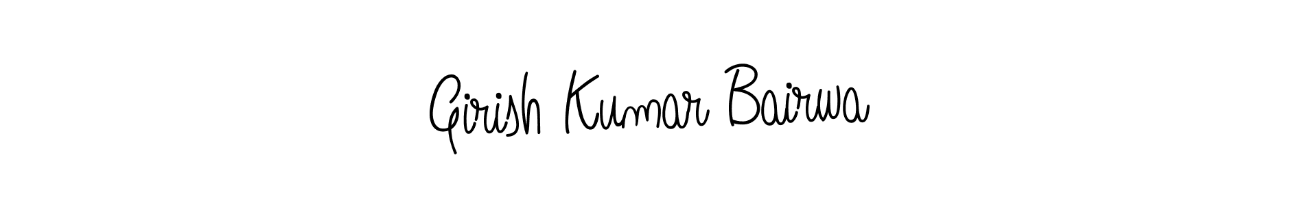 Make a beautiful signature design for name Girish Kumar Bairwa. Use this online signature maker to create a handwritten signature for free. Girish Kumar Bairwa signature style 5 images and pictures png