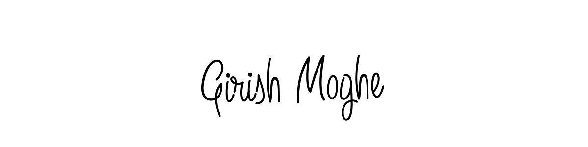 You should practise on your own different ways (Angelique-Rose-font-FFP) to write your name (Girish Moghe) in signature. don't let someone else do it for you. Girish Moghe signature style 5 images and pictures png
