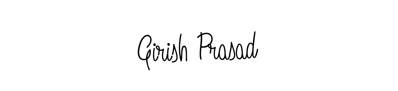 How to Draw Girish Prasad signature style? Angelique-Rose-font-FFP is a latest design signature styles for name Girish Prasad. Girish Prasad signature style 5 images and pictures png