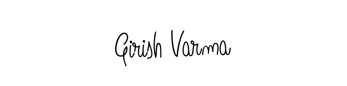 You can use this online signature creator to create a handwritten signature for the name Girish Varma. This is the best online autograph maker. Girish Varma signature style 5 images and pictures png