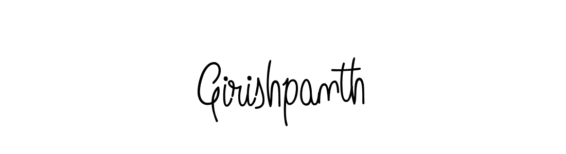 if you are searching for the best signature style for your name Girishpanth. so please give up your signature search. here we have designed multiple signature styles  using Angelique-Rose-font-FFP. Girishpanth signature style 5 images and pictures png