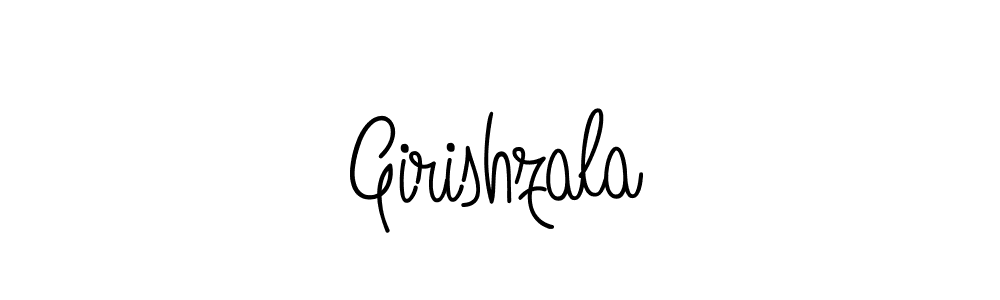 Create a beautiful signature design for name Girishzala. With this signature (Angelique-Rose-font-FFP) fonts, you can make a handwritten signature for free. Girishzala signature style 5 images and pictures png