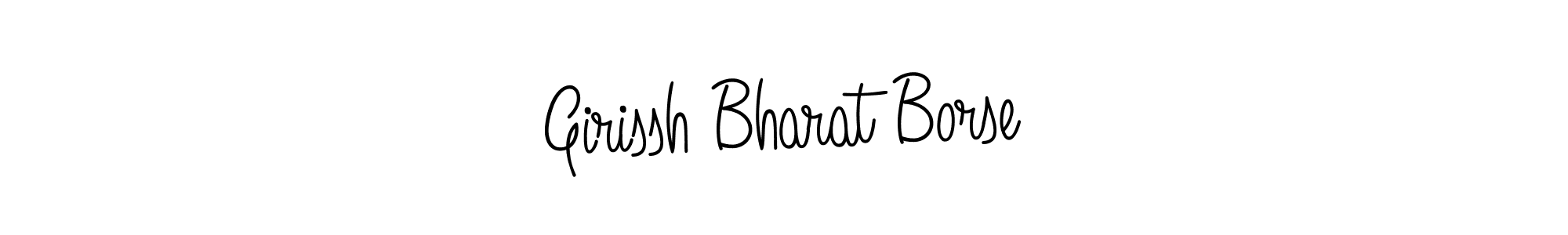 It looks lik you need a new signature style for name Girissh Bharat Borse. Design unique handwritten (Angelique-Rose-font-FFP) signature with our free signature maker in just a few clicks. Girissh Bharat Borse signature style 5 images and pictures png