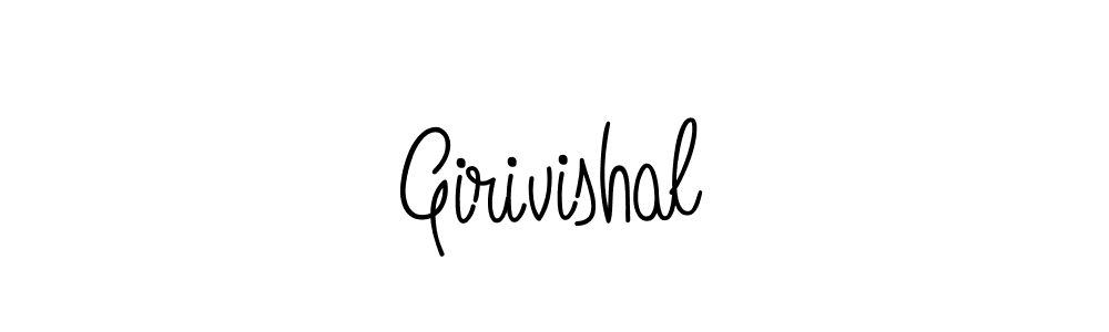 Girivishal stylish signature style. Best Handwritten Sign (Angelique-Rose-font-FFP) for my name. Handwritten Signature Collection Ideas for my name Girivishal. Girivishal signature style 5 images and pictures png