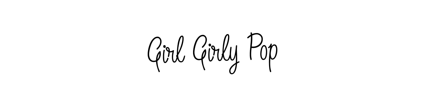 if you are searching for the best signature style for your name Girl Girly Pop. so please give up your signature search. here we have designed multiple signature styles  using Angelique-Rose-font-FFP. Girl Girly Pop signature style 5 images and pictures png