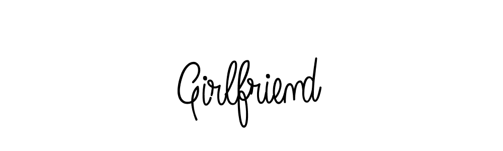 Girlfriend stylish signature style. Best Handwritten Sign (Angelique-Rose-font-FFP) for my name. Handwritten Signature Collection Ideas for my name Girlfriend. Girlfriend signature style 5 images and pictures png