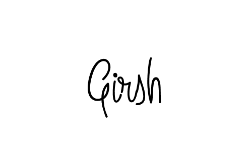 Also we have Girsh name is the best signature style. Create professional handwritten signature collection using Angelique-Rose-font-FFP autograph style. Girsh signature style 5 images and pictures png