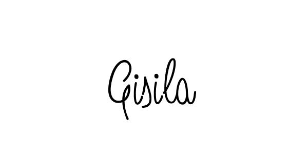 Gisila stylish signature style. Best Handwritten Sign (Angelique-Rose-font-FFP) for my name. Handwritten Signature Collection Ideas for my name Gisila. Gisila signature style 5 images and pictures png