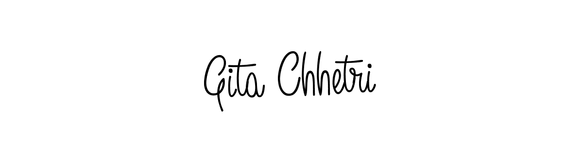 if you are searching for the best signature style for your name Gita Chhetri. so please give up your signature search. here we have designed multiple signature styles  using Angelique-Rose-font-FFP. Gita Chhetri signature style 5 images and pictures png