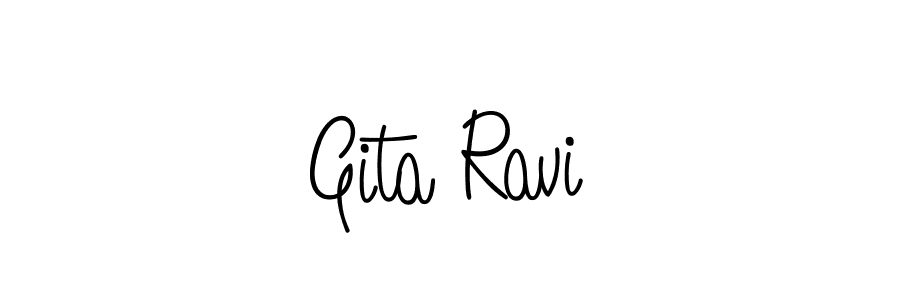 It looks lik you need a new signature style for name Gita Ravi. Design unique handwritten (Angelique-Rose-font-FFP) signature with our free signature maker in just a few clicks. Gita Ravi signature style 5 images and pictures png