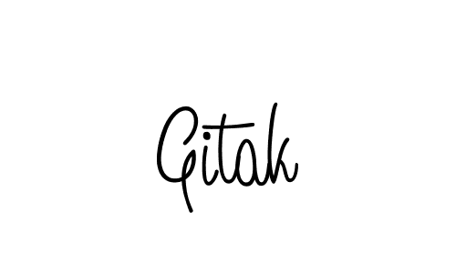 Once you've used our free online signature maker to create your best signature Angelique-Rose-font-FFP style, it's time to enjoy all of the benefits that Gitak name signing documents. Gitak signature style 5 images and pictures png