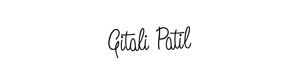 Once you've used our free online signature maker to create your best signature Angelique-Rose-font-FFP style, it's time to enjoy all of the benefits that Gitali Patil name signing documents. Gitali Patil signature style 5 images and pictures png