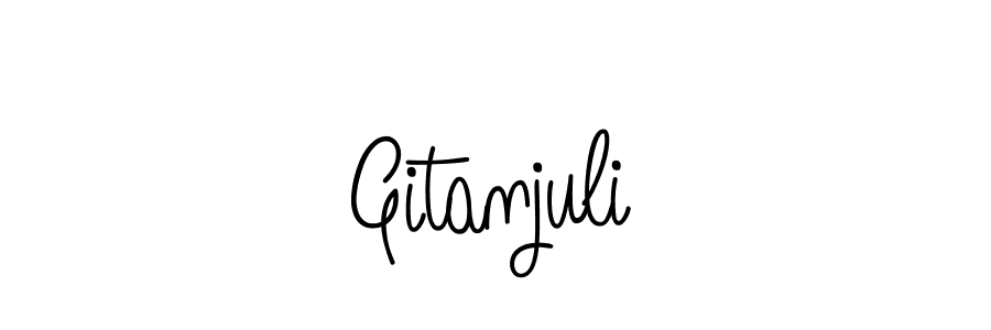 You can use this online signature creator to create a handwritten signature for the name Gitanjuli. This is the best online autograph maker. Gitanjuli signature style 5 images and pictures png