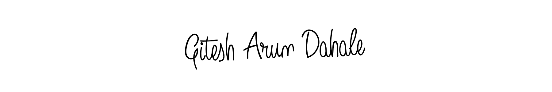 You can use this online signature creator to create a handwritten signature for the name Gitesh Arun Dahale. This is the best online autograph maker. Gitesh Arun Dahale signature style 5 images and pictures png